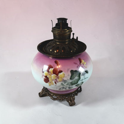 Stunning Oil Lamp by Royal Pume & Atwood from the 1800's