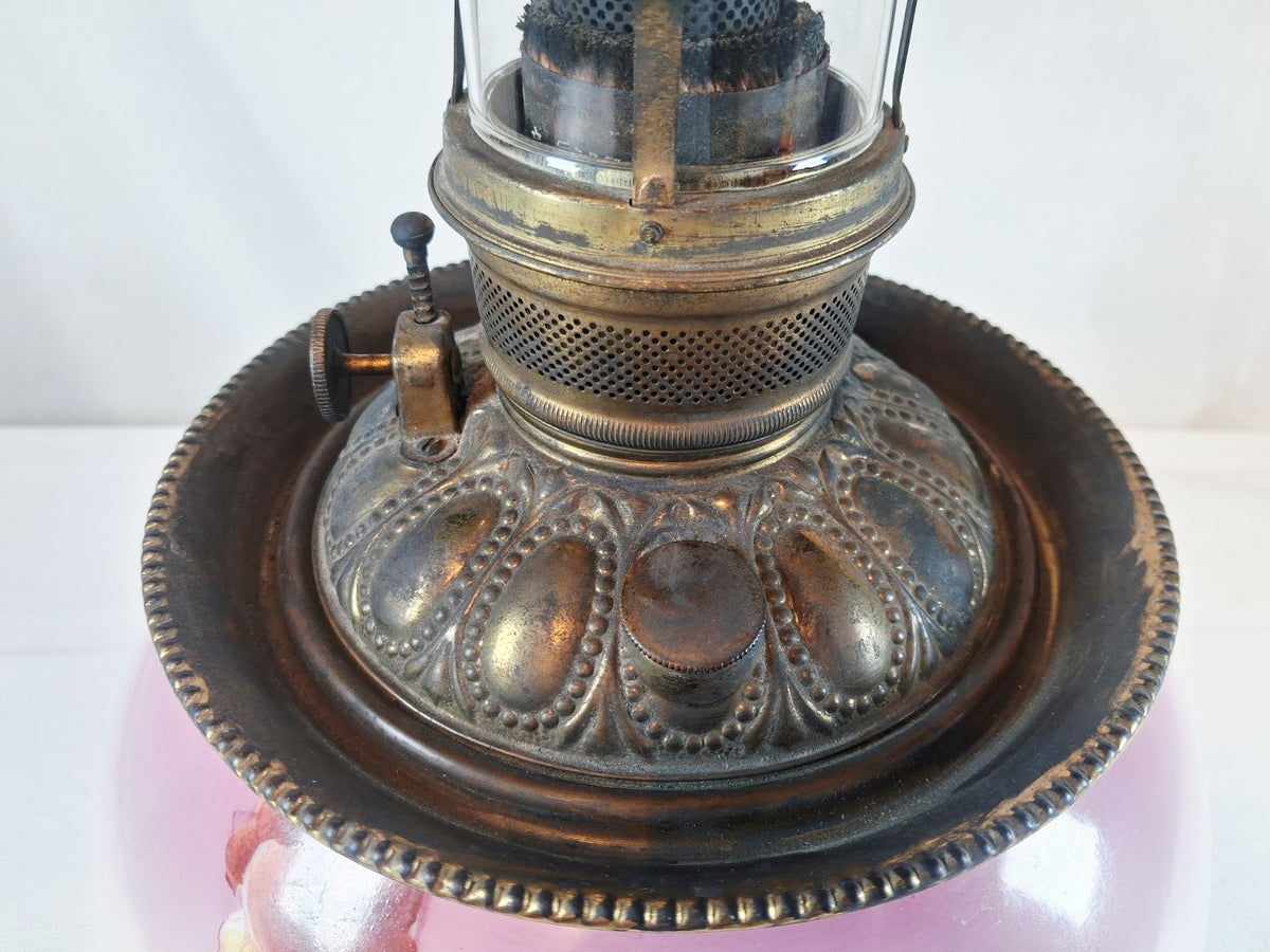Stunning Oil Lamp by Royal Pume & Atwood from the 1800's
