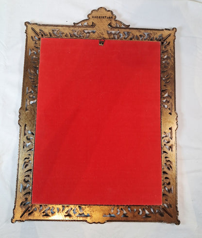 Vintage Art of "The Infant Samuel in Prayer" Very Large, with Beautiful Ornate Frame