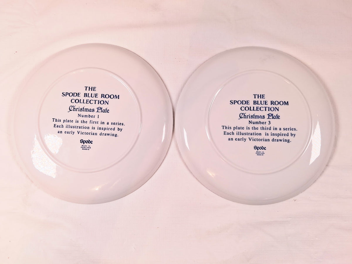 Spode Christmas Plates Set of 2