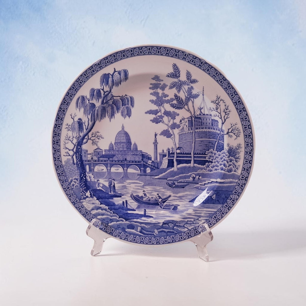 Spode Blue Room Plate in the "Rome" Pattern
