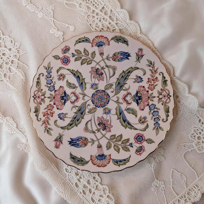 Andrea by Sadek Beautiful Floral Plate