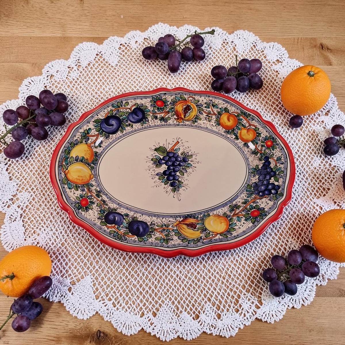 Authentice Ceramiche Casola Italian Ceramic Platter