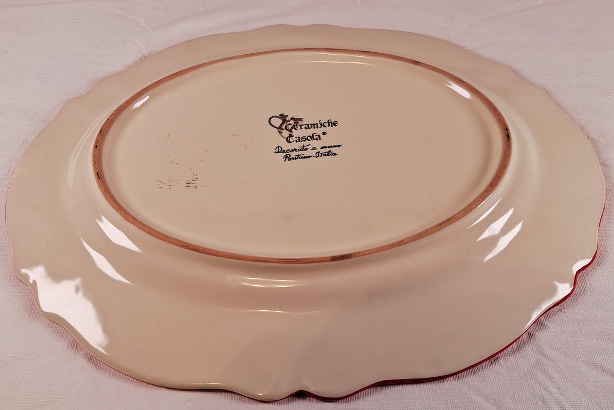 Authentice Ceramiche Casola Italian Ceramic Platter