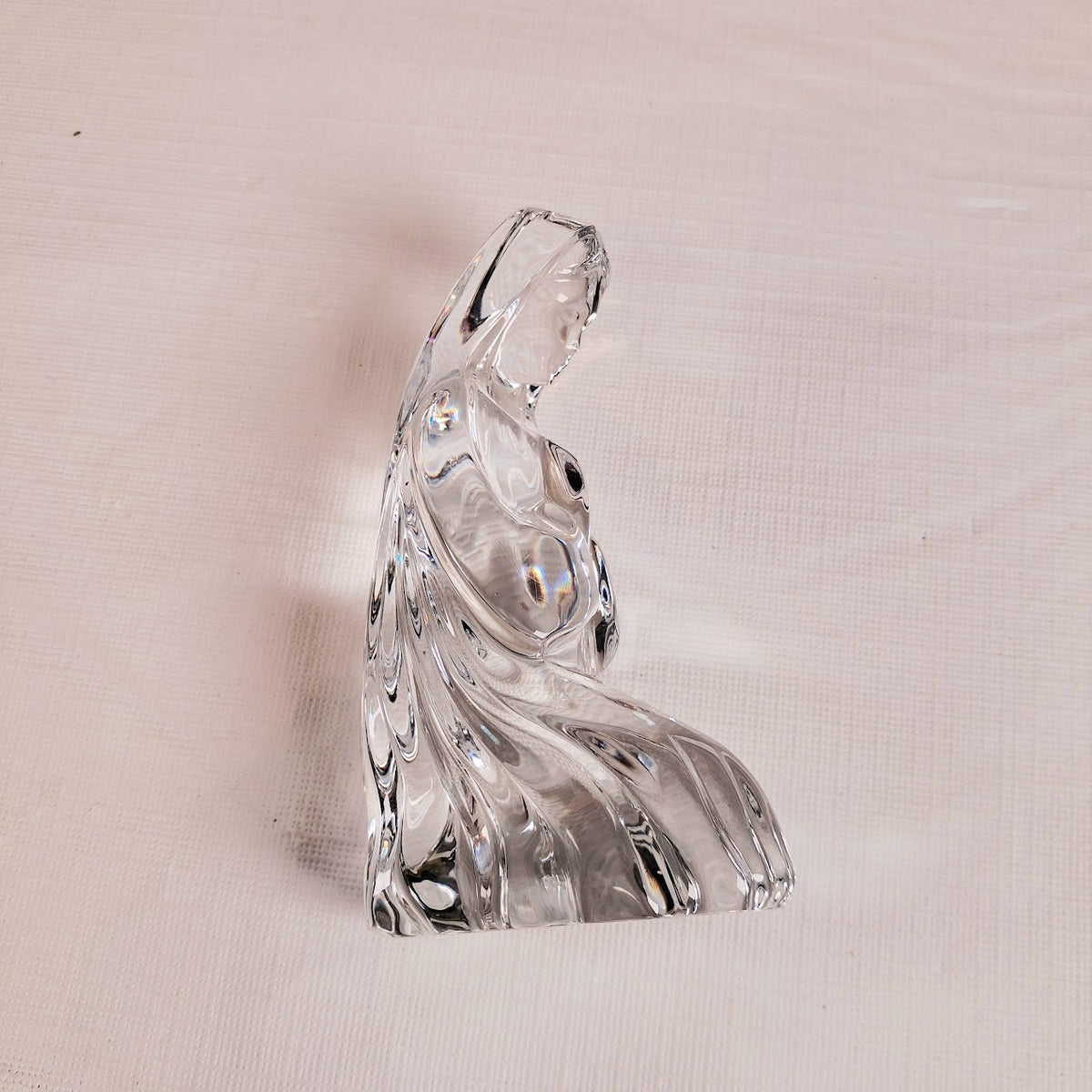 Vintage Waterford Crystal Kneeling Mary, From the "Nativity Collection"