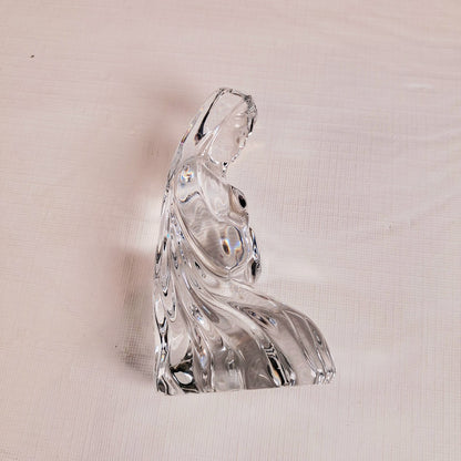 Vintage Waterford Crystal Kneeling Mary, From the "Nativity Collection"