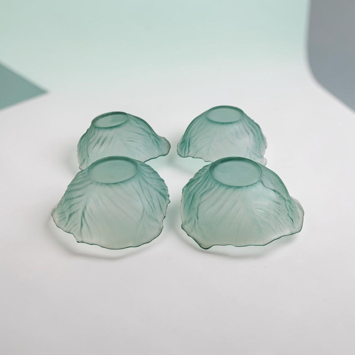 Dalzell Viking Cabbage Leaf Salad Bowl Set of 5, Rare Find and Excellent!!