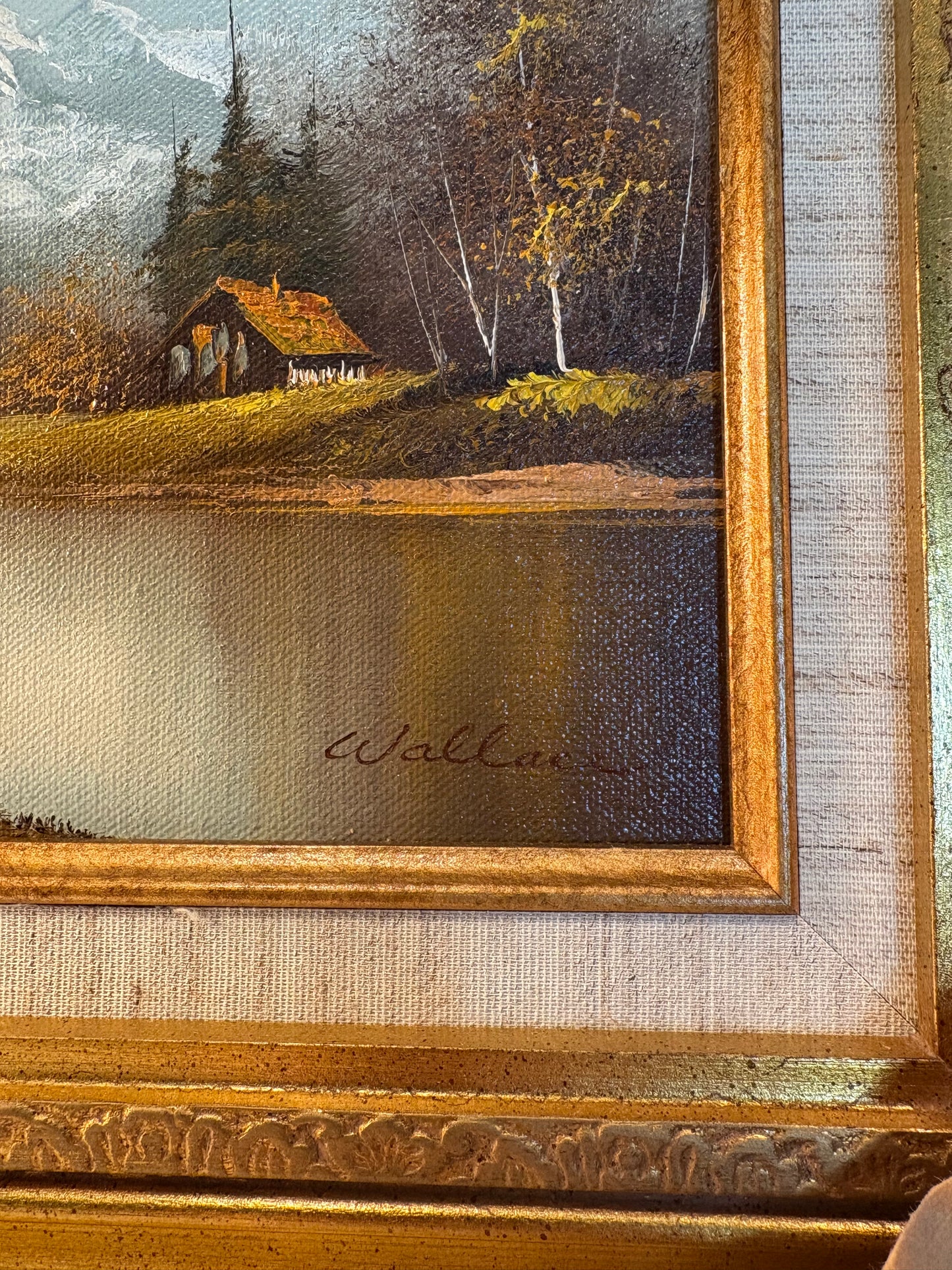 Live 9/9 Reserved for Maria Framed and signed original artwork (Wallace)