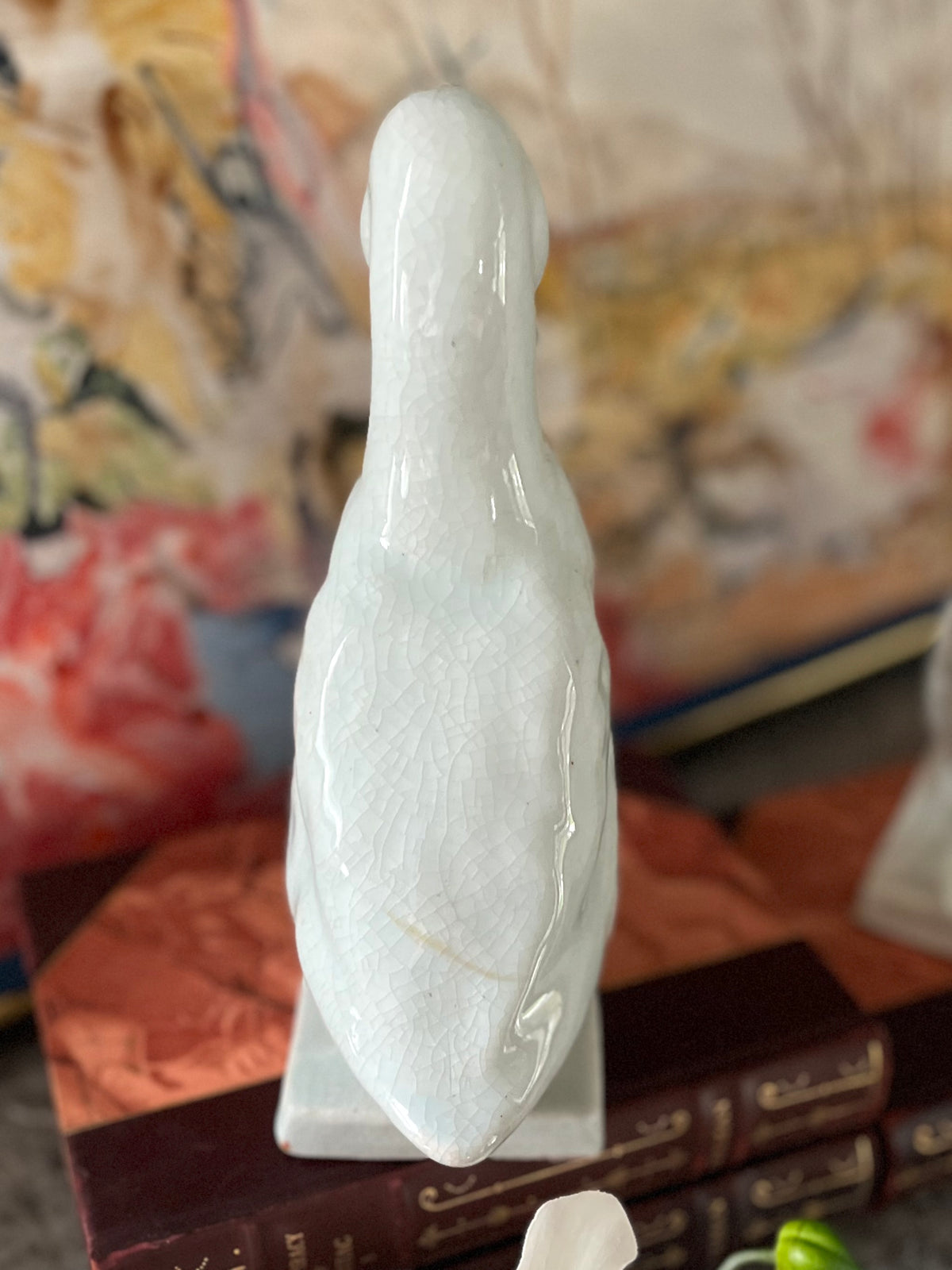 Live 09/29 Important Estate Pair of Chinese Export White Glazed Stoneware Ducks