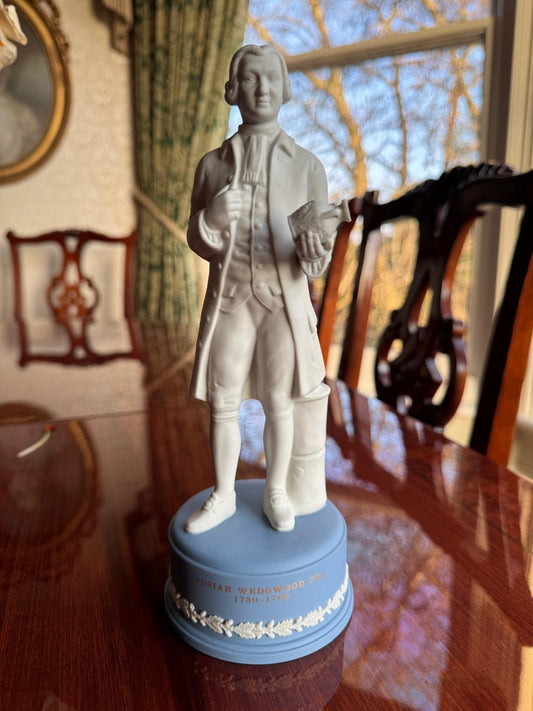 8” Vintage Wedgwood Jasperware Figure of Josiah Wedgwood