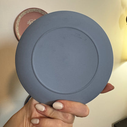 Vintage Wedgwood Blue Jasperware Small Plate