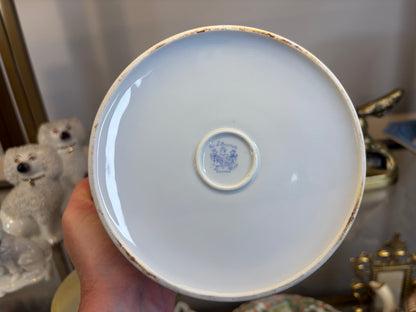 Handpainted Bavarian hunting scene lidded bowl!