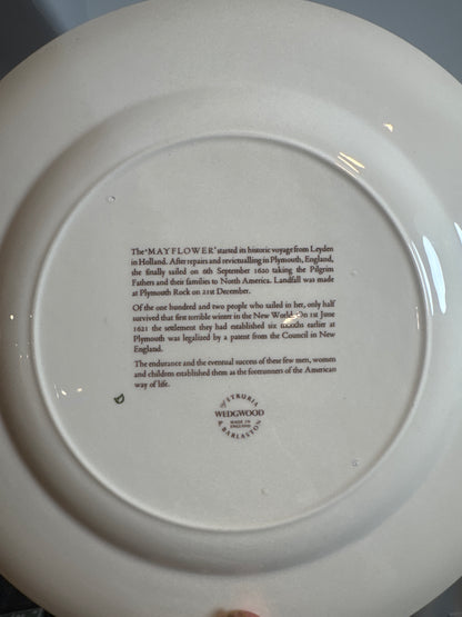 Wedgwood ship plate the Mayflower