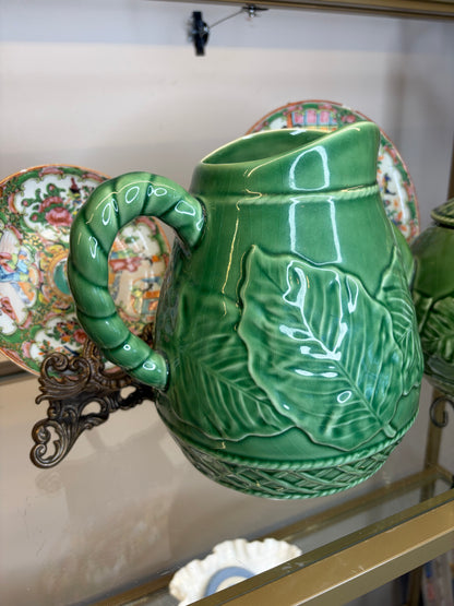 Bordallo green pitcher!