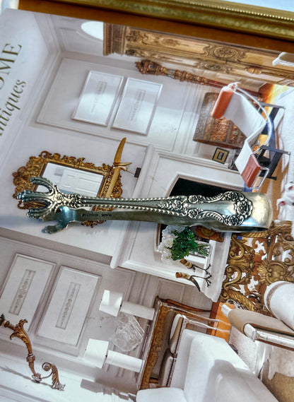 Antique Gorham Sterling Silver Sugar Tongs, 4.5"