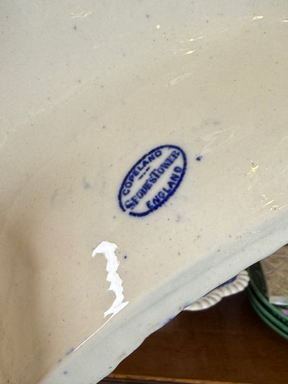 Antique Copeland Spode’s Tower Blue Transferware Covered Tureen | England c. 1895–1910 | DA4383