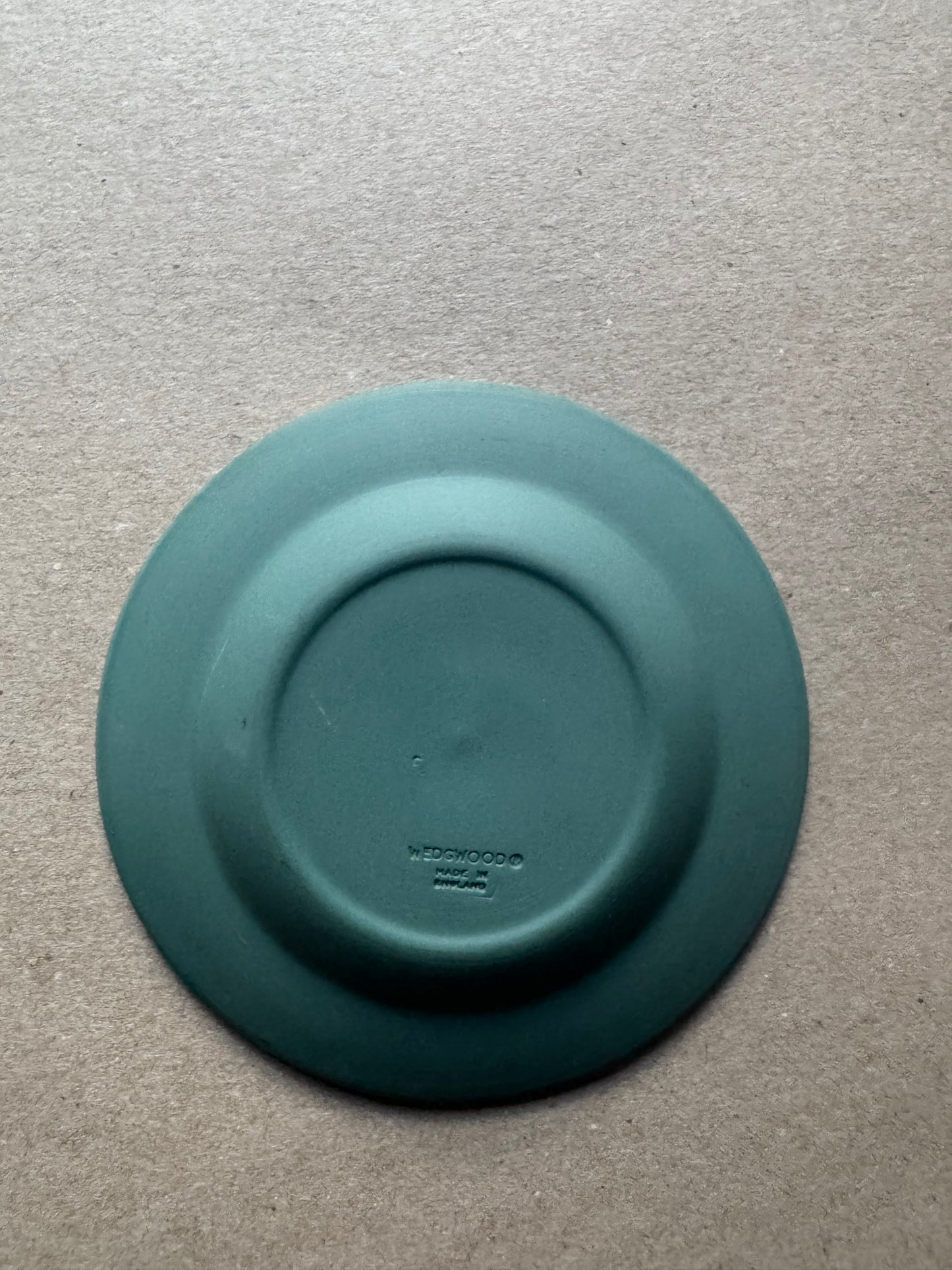 Wedgewood teal small plate 4.5”