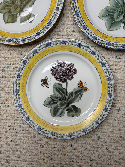 Beautiful butterflies and florals set of decorative plates! Instant plate wall!