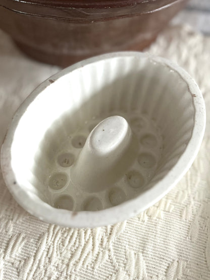 Live 06/22 Victorian 19th Century England Ironstone Jelly Mold #4