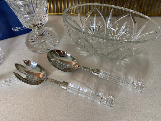 Waterford salad serving pieces pair (2)- Excellent condition!