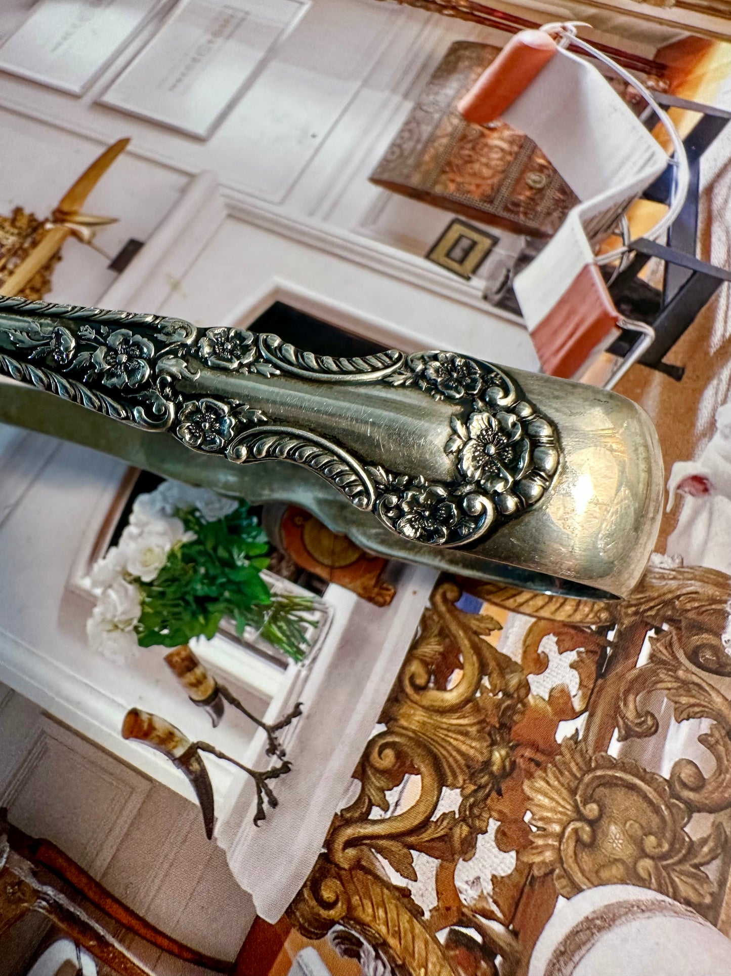 Antique Gorham Sterling Silver Sugar Tongs, 4.5"