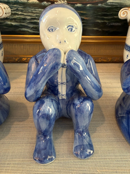 Vintage Wise Monkey Trio