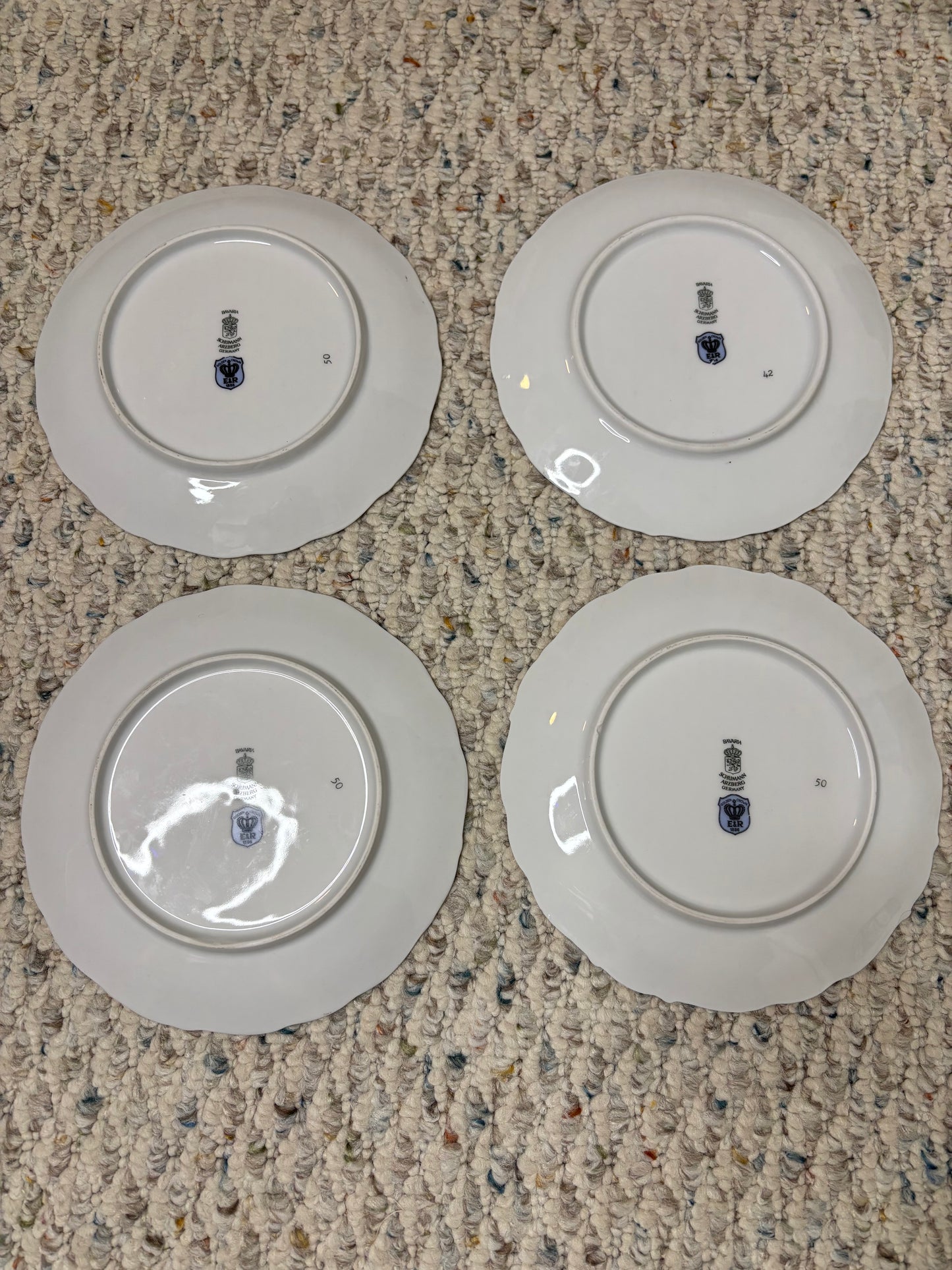 Beautiful Bavaria Fruit Plates set of 6!