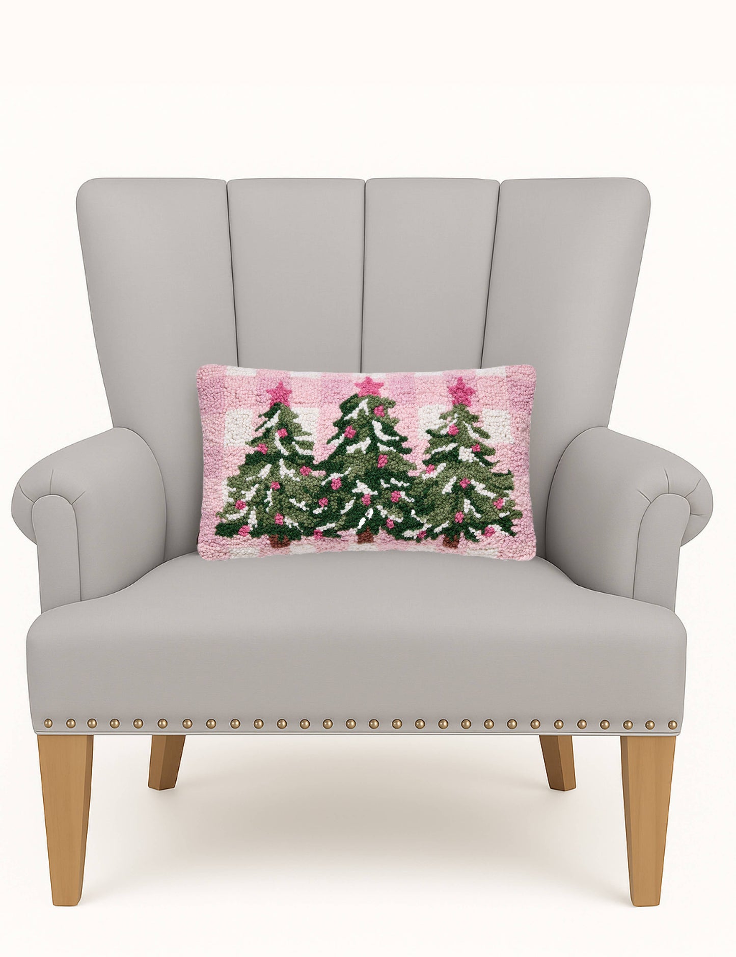 Whimsy Christmas Tree Hook Pillow