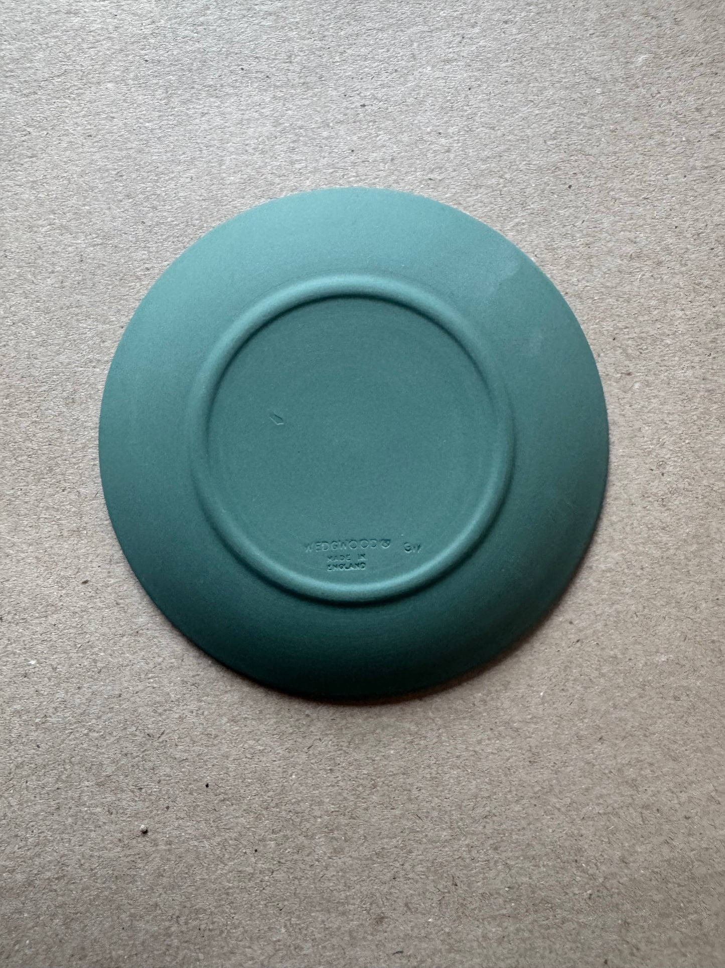 Wedgewood teal small plate 4”