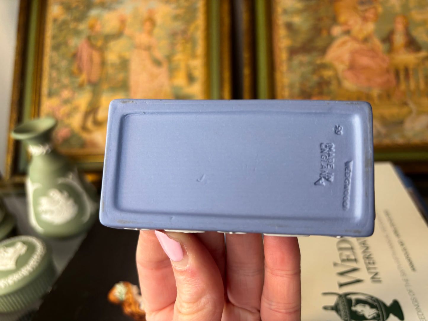 Wedgwood Jasperware trinket box!