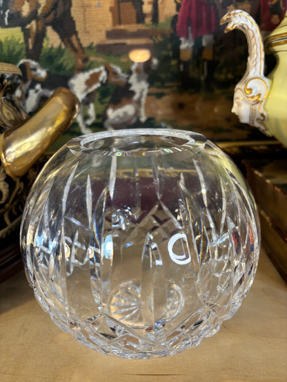 Stunning Waterford Lismore Crystal Rose Bowl!