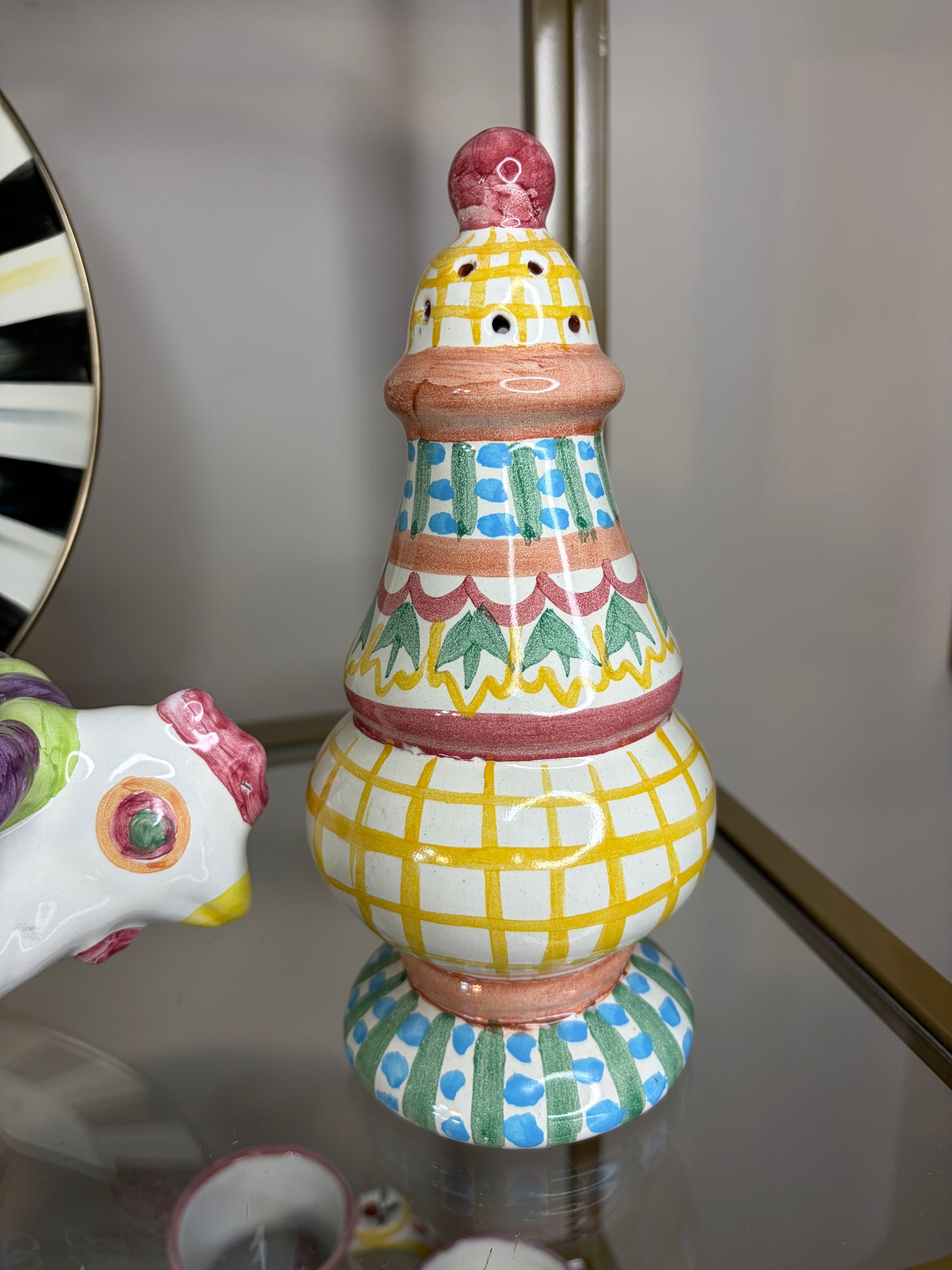Mackenzie-Childs sugar shaker!