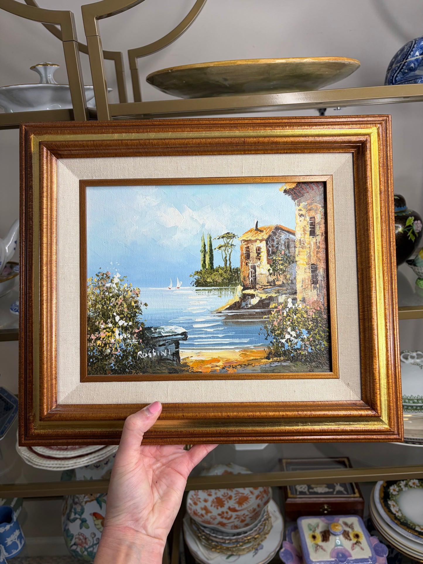 Original framed and signed oil painting!
