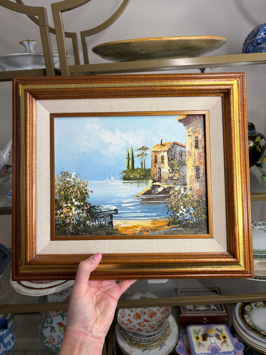 Original framed and signed oil painting!