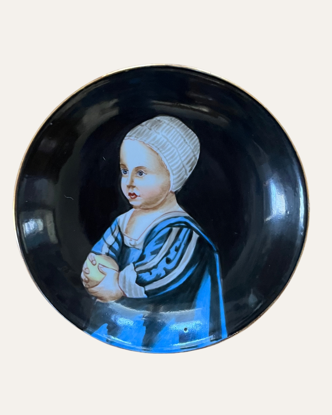 Set of Eight Richard Ginori Hand-Painted Italian Portrait Mini Plates | Historical Figures