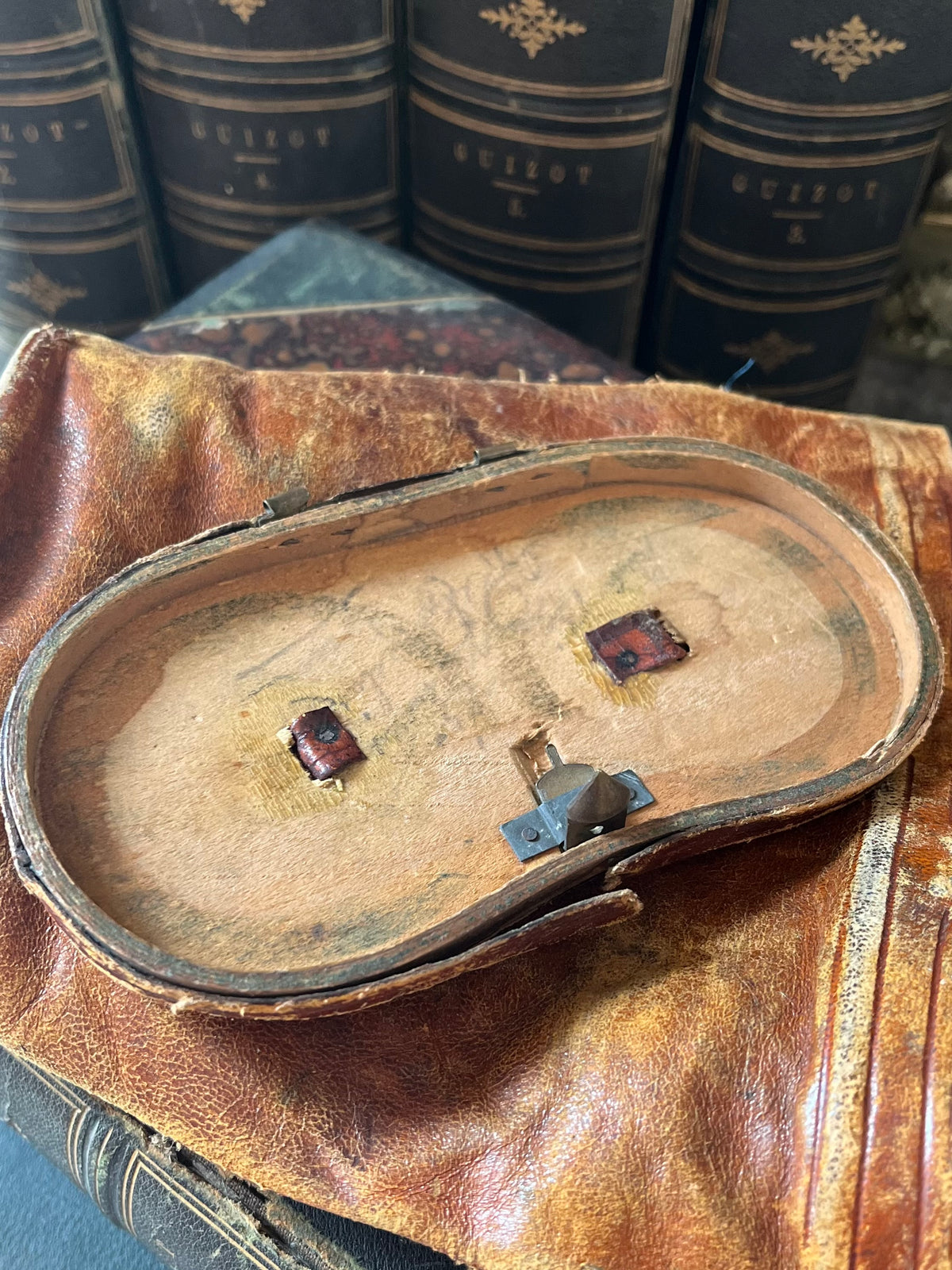 Antique French “Day & Night” Chevalier Paris Binoculars with Original Leather Case