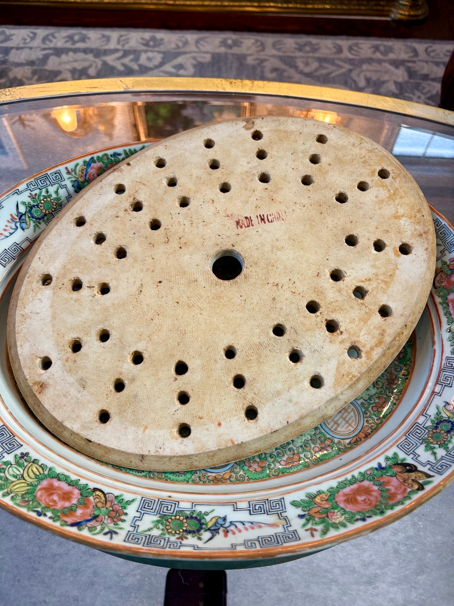 Outstanding Rose Canton Mazarine Platter Set | 16” x 13”