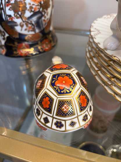 Royal Crown Derby Imari turtle paperweight!