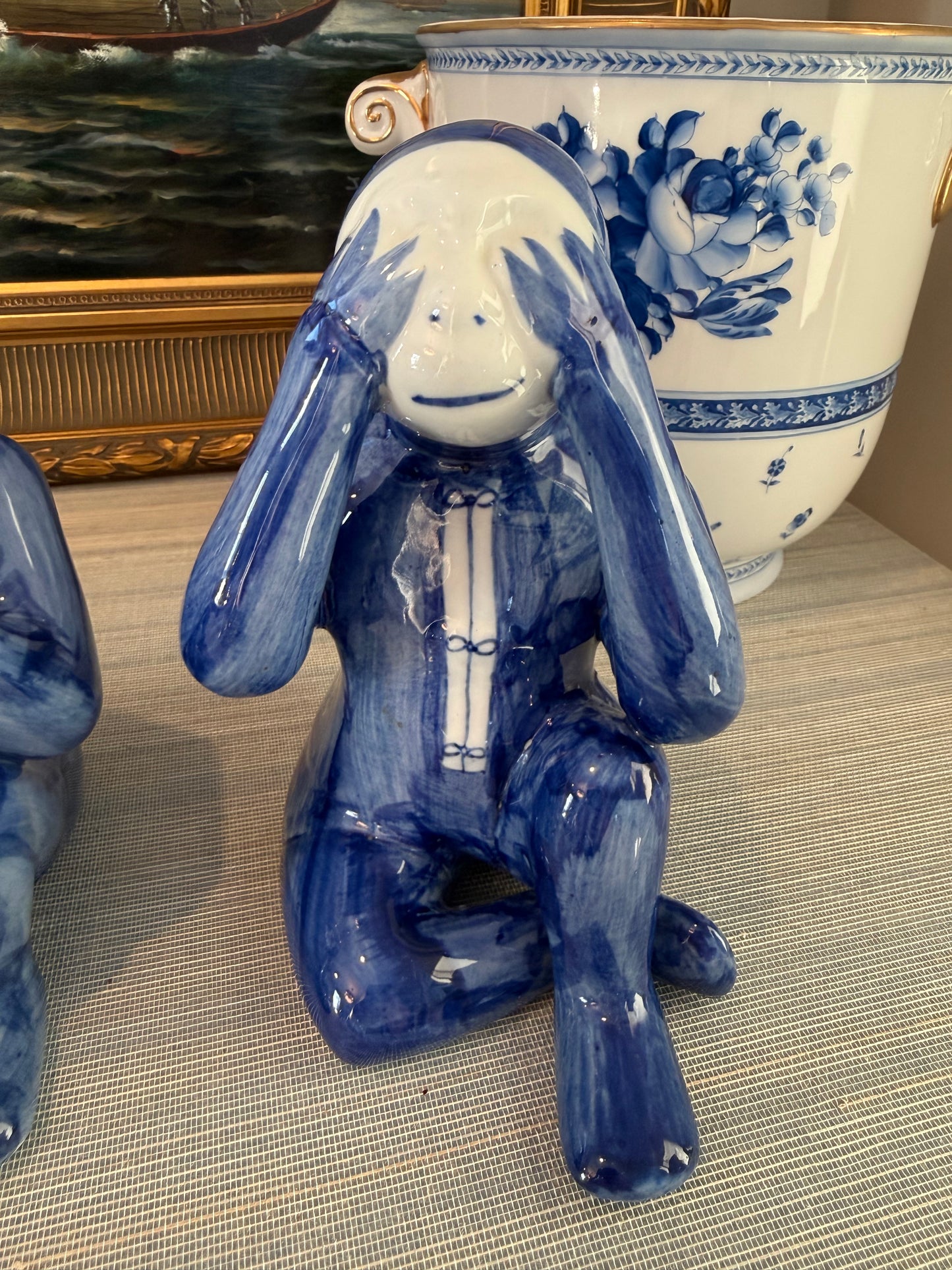 Vintage Wise Monkey Trio