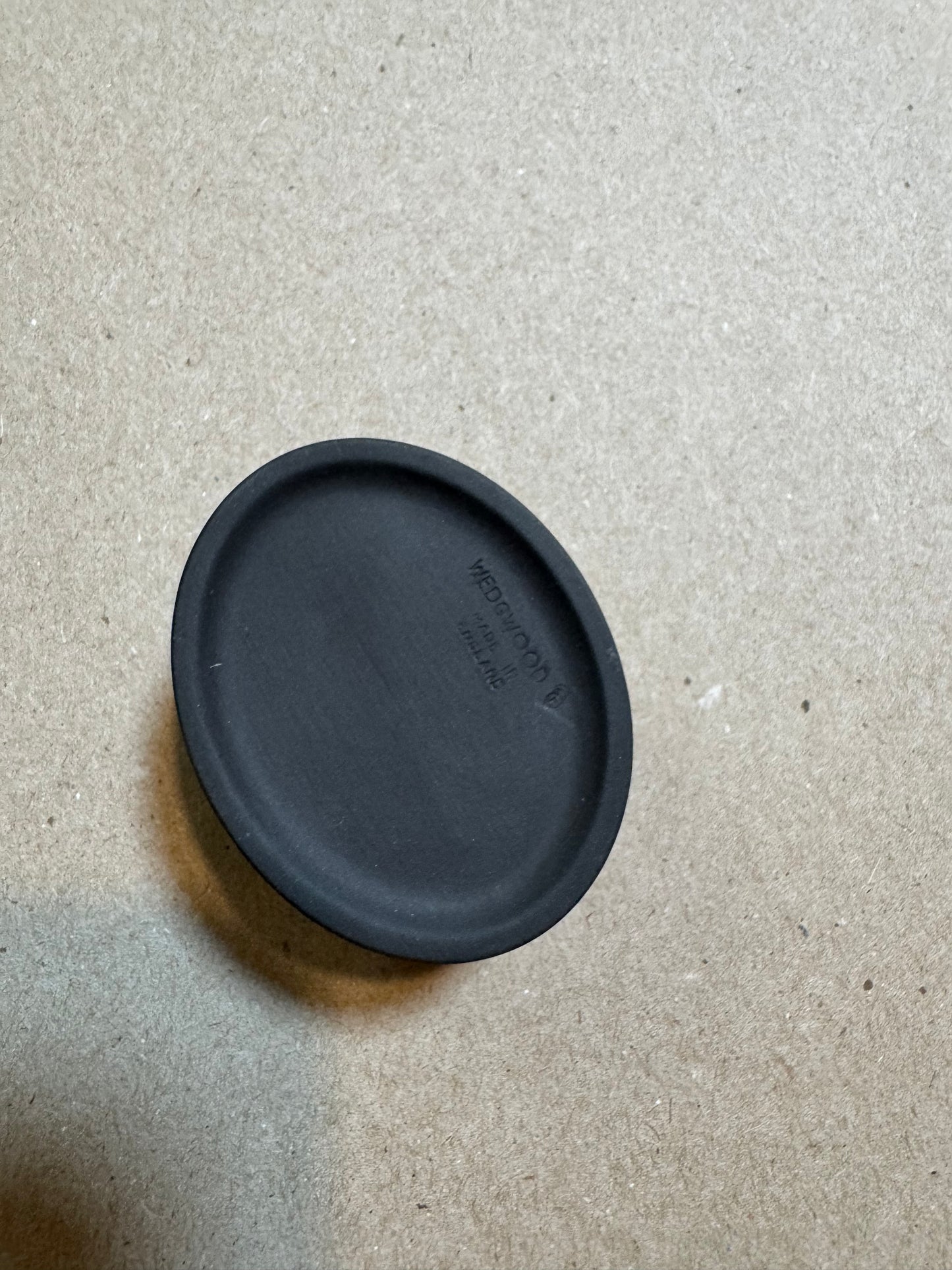 Black bassalt and gold Wedgewood lidded ting box