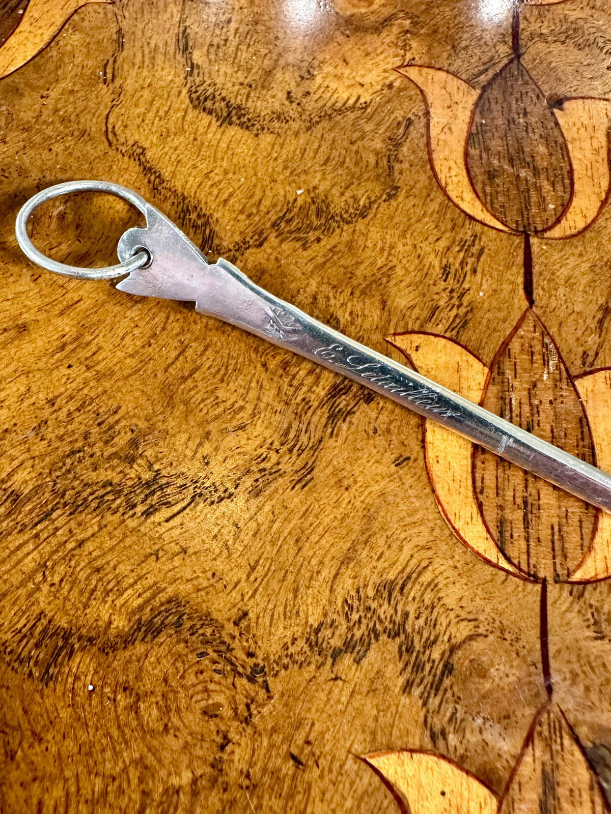Antique French .800 Silver Hâtelet Meat Skewer | 19th Century