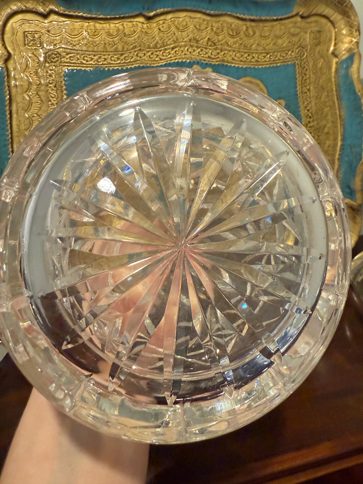 Live 12/2 Reserved Julie - Beautiful 13” Crystal Decanter