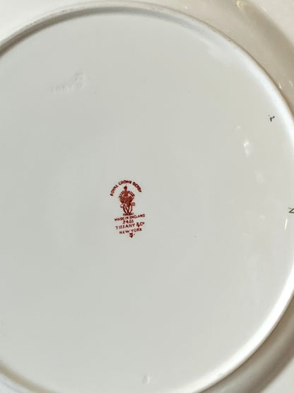 Regal English Royal Crown Derby for Tiffany & Co Imari Dinner Plates 10 1/2” - Set Of 4