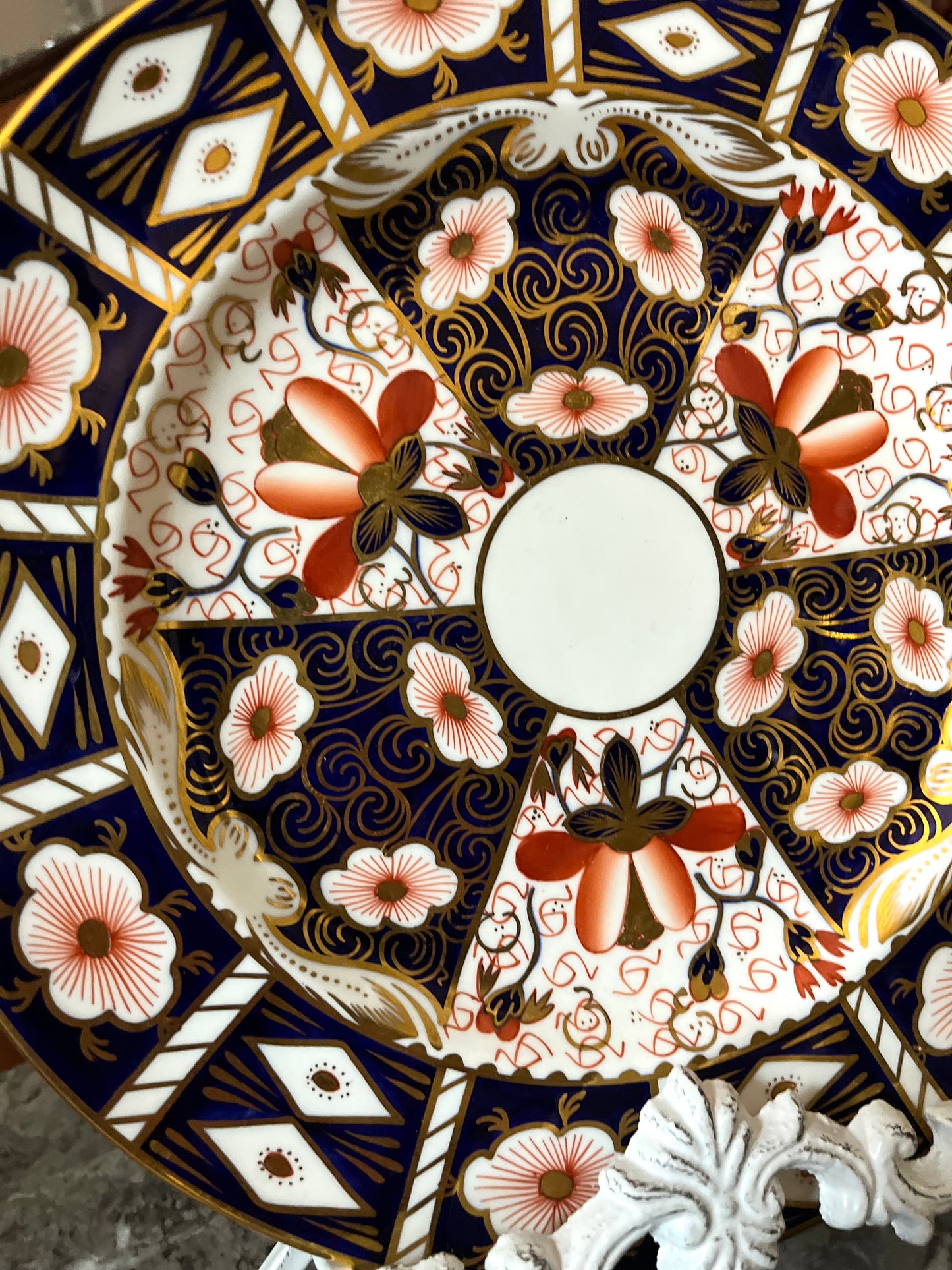 Regal English Royal Crown Derby for Tiffany & Co Imari Dinner Plates 10 1/2” - Set Of 4