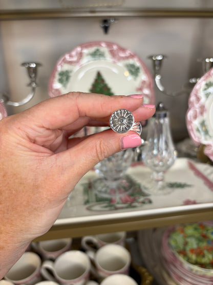 Silverplated mechanical tongs perfect for sugar cubes, olives, ice, etc!