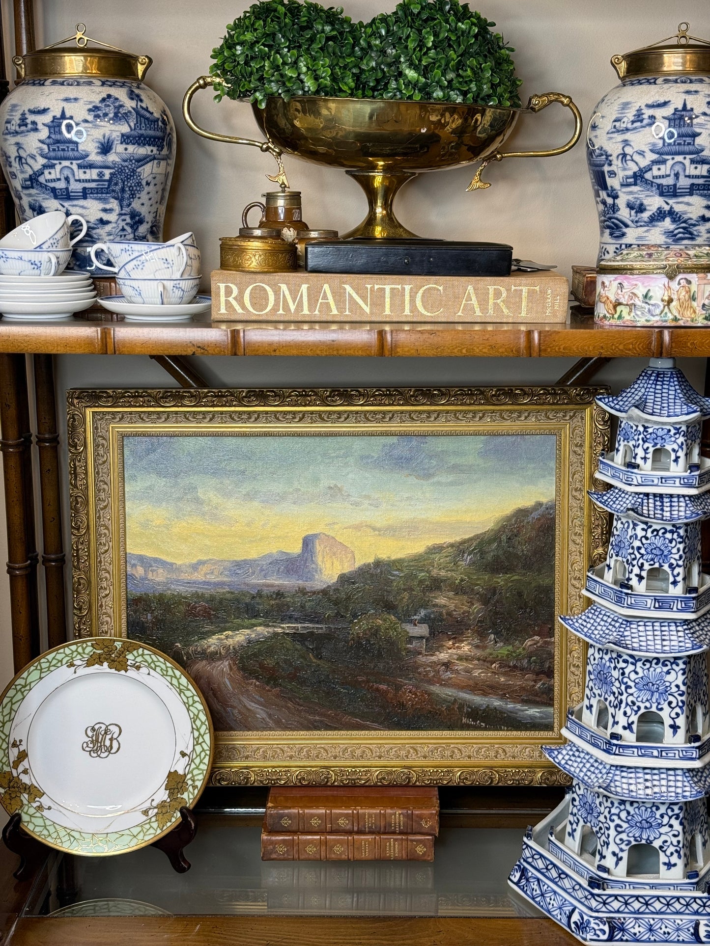 Antique Oil Painting by Henry Hulsmann (1849–1930) Framed Size: 24” x 18”