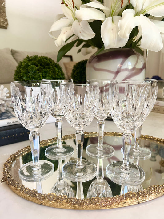 Gorgeous Set of 6 Waterford Kildare Wine Glasses