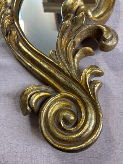 Gorgeous ornate scroll style mirror!