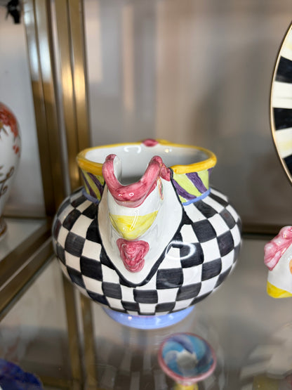 Mackenzie-Childs Piccadilly Chicken pitcher!