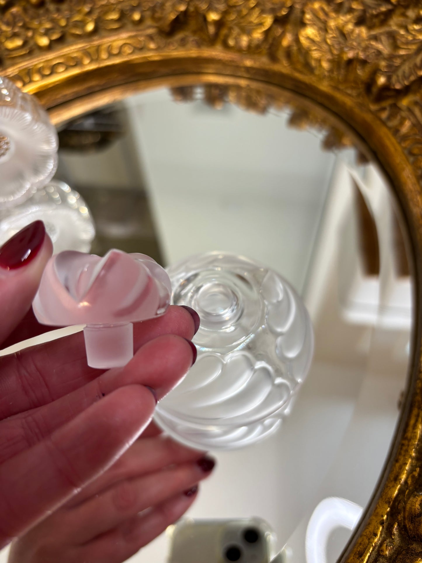 Stunning Lalique Thais perfume bottle!